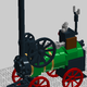 Illustration for article titled Lego Steam Tractors